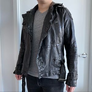 Diesel leather jacket (100% sheepskin) Size Medium